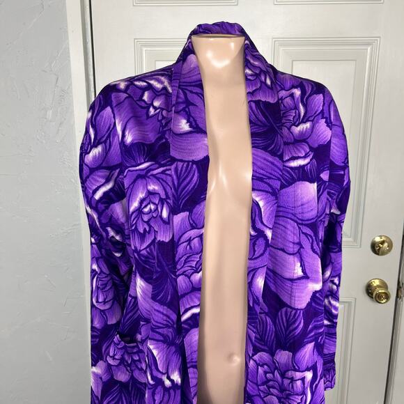 Vintage Hawaiian Barkcloth Blazer - Picture 2 of 5